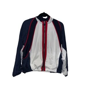 Vintage Tail Men's Medium Color Block Windbreaker Jacket Retro Tennis Track